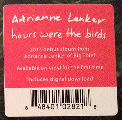 Adrianne Lenker : Hours Were The Birds (LP, Album, RE)