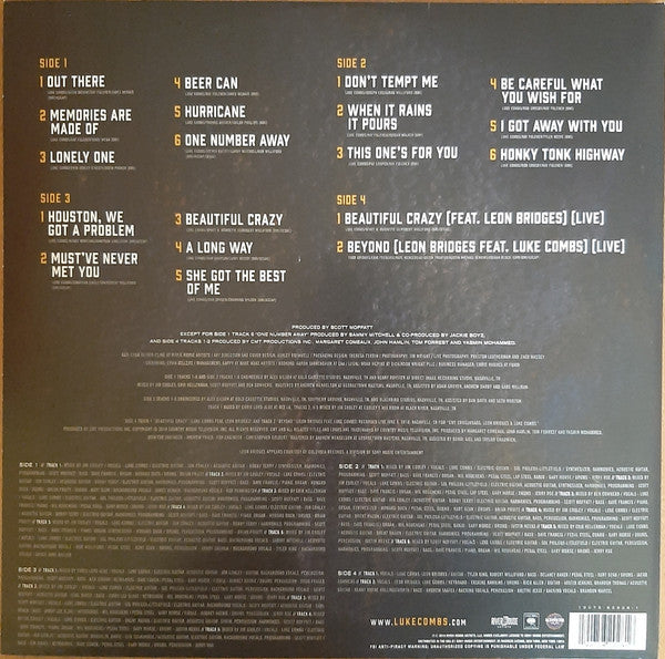 Luke Combs : This One's For You Too (2xLP, Album, Dlx)