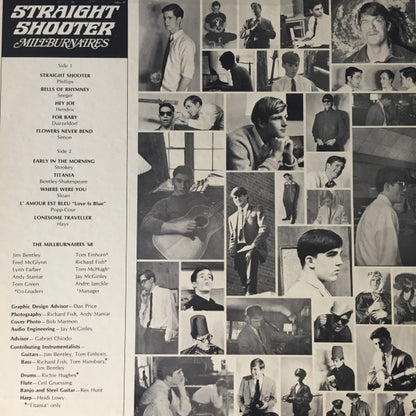 Millburnaires '68* : Straight Shooter (LP)