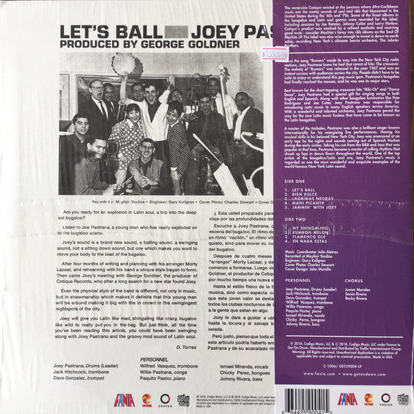 Joey Pastrana And His Orchestra - Let's Ball (LP, Album, RE)