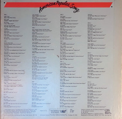 Various : American Popular Song: Six Decades Of Songwriters And Singers (7xLP, Comp)