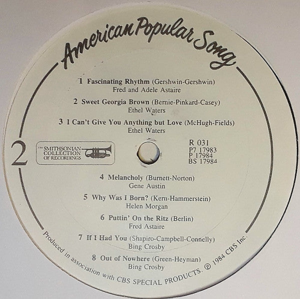 Various : American Popular Song: Six Decades Of Songwriters And Singers (7xLP, Comp)