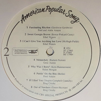 Various : American Popular Song: Six Decades Of Songwriters And Singers (7xLP, Comp)