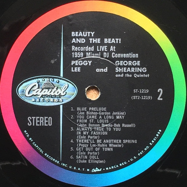 Peggy Lee / George Shearing : Beauty And The Beat! (LP, Album, RE, Los)