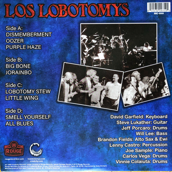 Los Lobotomys : Los Lobotomys (Ltd, RM + LP, Blu + LP, Red)