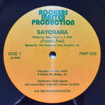 Frankie Paul / Nigger Mikey, Doctor C. (2) : Sayonara / Mandela Come (12")