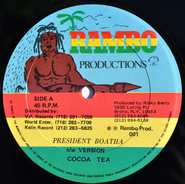 Cocoa Tea : President Boatha / Flood Victim (12")