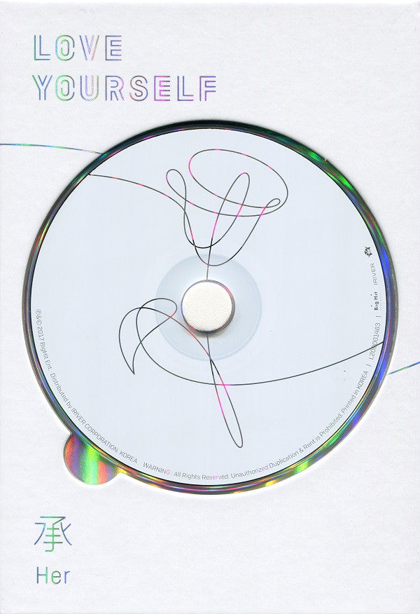 BTS CD LOVE YOURSELF 承 Her V盤11曲 韓国盤 防弾少年団 K-POP画像が