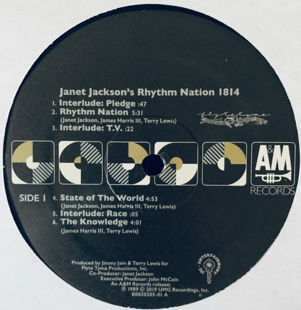 Janet Jackson - Rhythm Nation 1814 (2xLP, Album, RE)