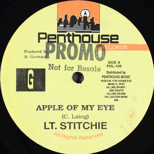 Lieutenant Stitchie : Apple Of My Eye (12")