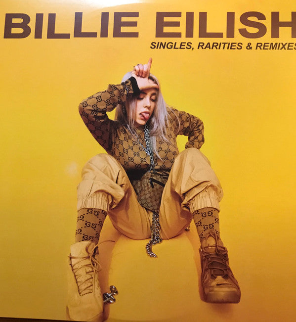 Billie Eilish : Singles, Rarities & Remixes (LP, Comp, Unofficial, Yel)