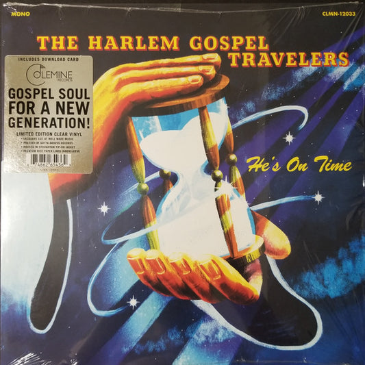 The Harlem Gospel Travelers : He's On Time (LP, Mono, Ltd, Num, Cle)