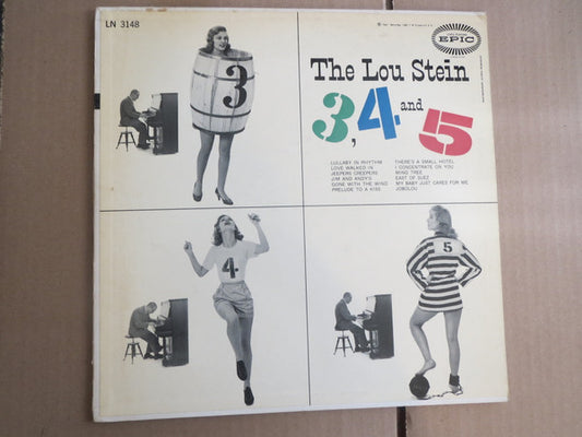 The Lou Stein Trio : The Lou Stein Three, Four and Five (LP, Mono)