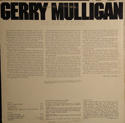 Gerry Mulligan : The Age Of Steam (LP, Album)