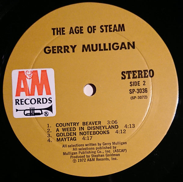 Gerry Mulligan : The Age Of Steam (LP, Album)