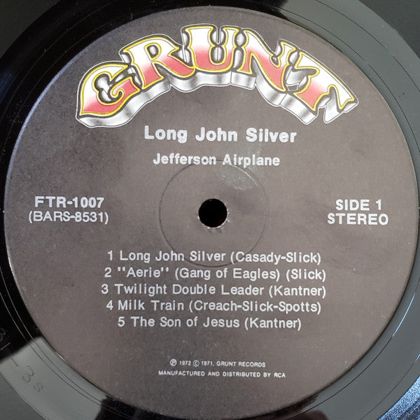 Jefferson Airplane : Long John Silver (LP, Album, Gim)