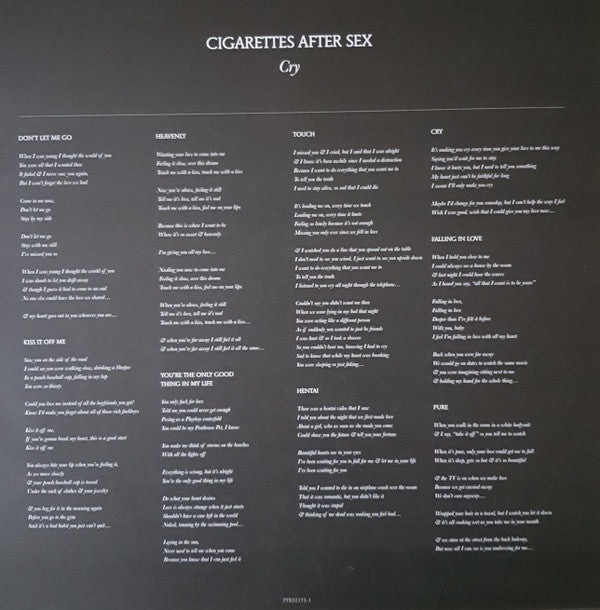 Cigarettes After Sex - Cry (LP,Album)