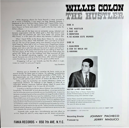 Willie Colon* : The Hustler (LP, Album, RE, RM)