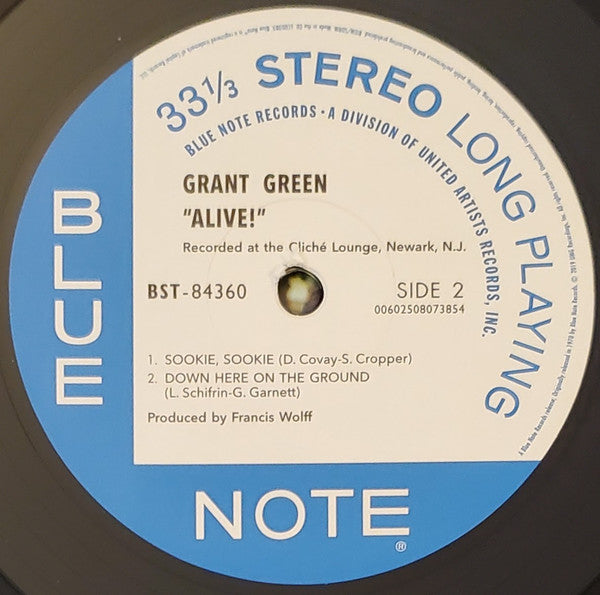 Buy Grant Green : Alive! (LP, Album, RE, 180) Online for a great