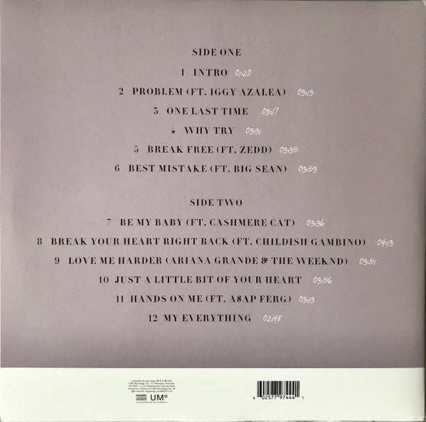 Ariana Grande : My Everything  (LP, Album, RE, Gat)