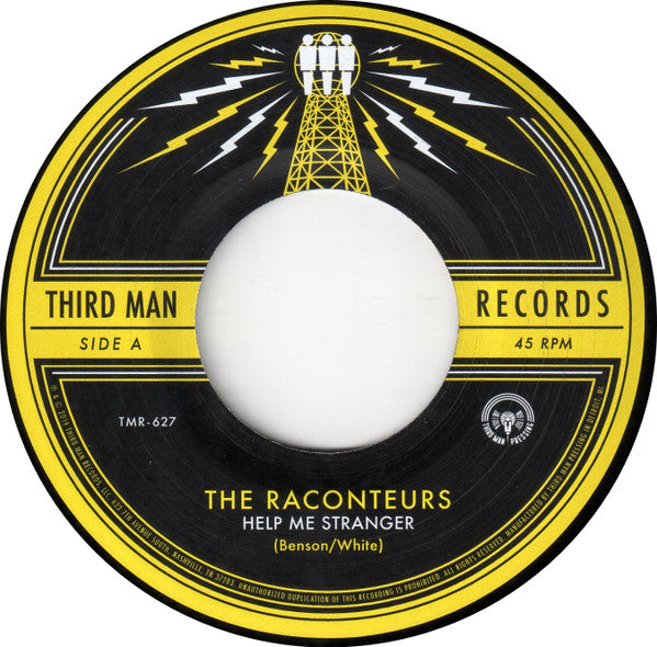 The Raconteurs : Help Me Stranger (Radio Edit) / Somedays (Alternate Acoustic Interlude Version) (7", Single)