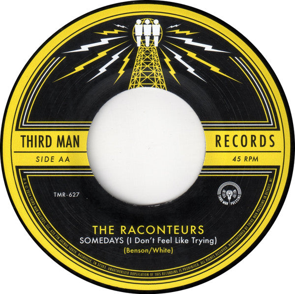 The Raconteurs : Help Me Stranger (Radio Edit) / Somedays (Alternate Acoustic Interlude Version) (7", Single)