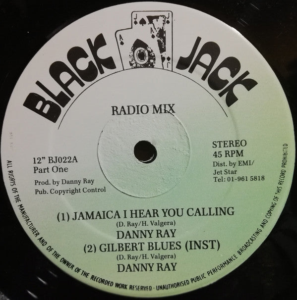 Danny Ray (2) : Jamaica I Hear You Calling (12")