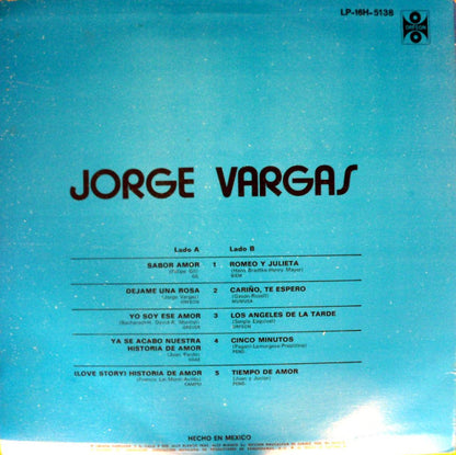 Jorge Vargas (4) : Sabor Amor (LP, Album)