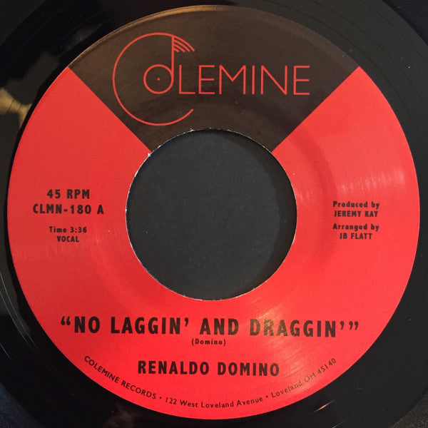 Renaldo Domino : No Laggin’ And Draggin’ (7")