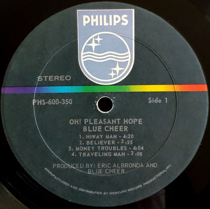 Blue Cheer : Oh! Pleasant Hope (LP, Album)