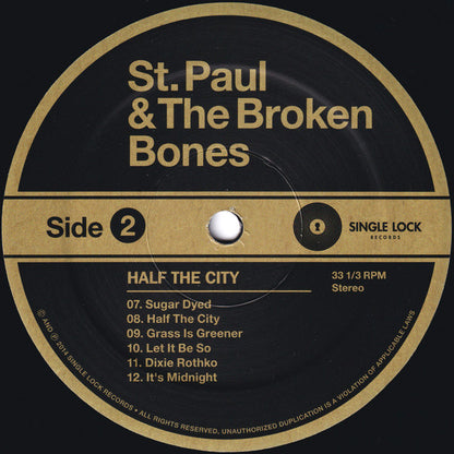 St. Paul & The Broken Bones : Half The City (LP, Album, RE)