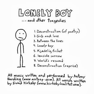 Lonely Boy : Lonely Boy ...And Other Tragedies (CDr, MiniAlbum)