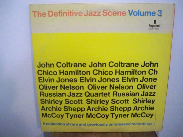 Various : The Definitive Jazz Scene Volume 3 (LP, RE)