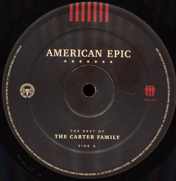 The Carter Family : American Epic: The Best of The Carter Family (LP, Comp)