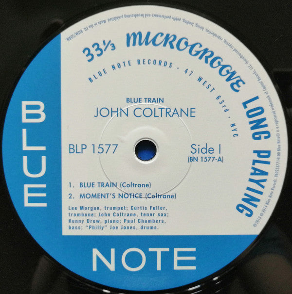 John Coltrane - Blue Train (LP, Album, Mono, RE, RM, 180)