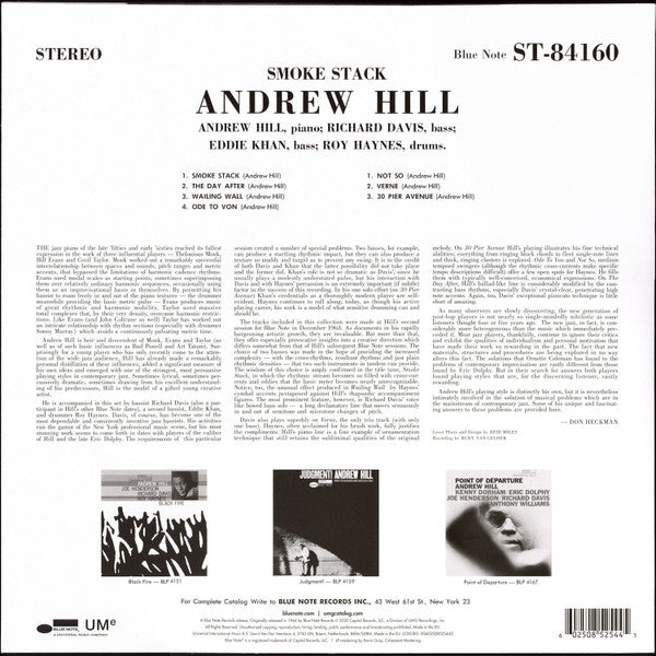 Andrew Hill - Smoke Stack (LP, Album, RE, 180)