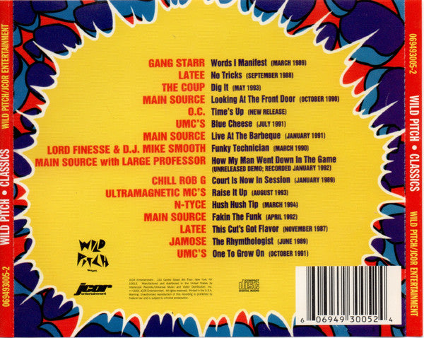 Various : Wild Pitch Classics (CD, Comp, RE)