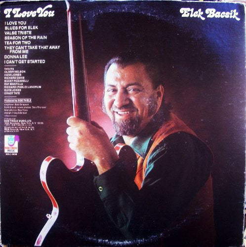 Elek Bacsik : I Love You (LP, Album, Gat)