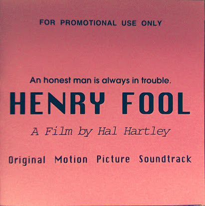 Hal Hartley : Henry Fool (Original Motion Picture Soundtrack) (CD, Promo)