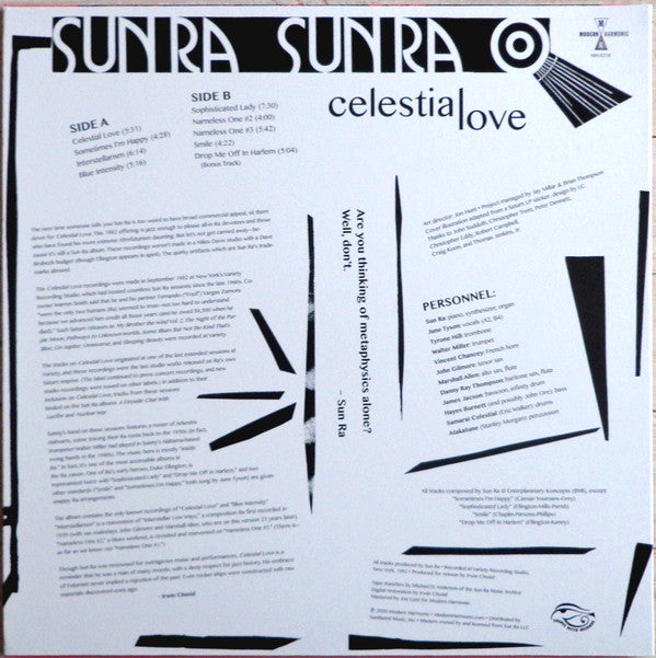 The Sun Ra Arkestra : Celestial Love (LP, Album, RE)