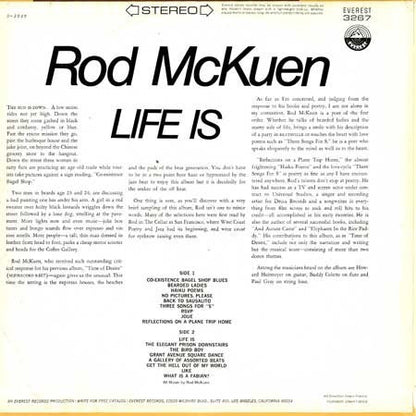 Rod McKuen : Life Is (LP, Album, RE)