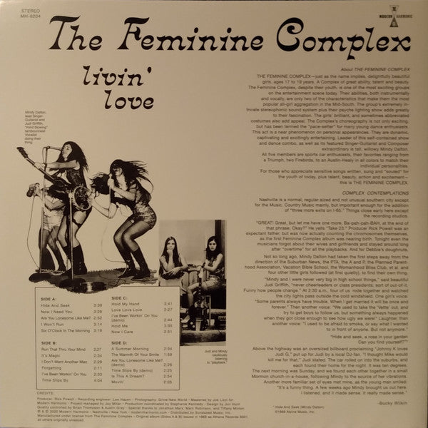 The Feminine Complex : Livin' Love (LP, Album + LP + Pin)