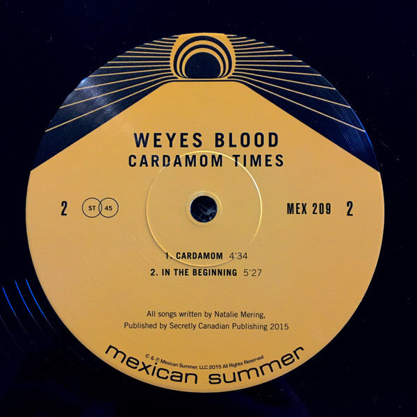 Weyes Blood : Cardamom Times (12", EP, RE)