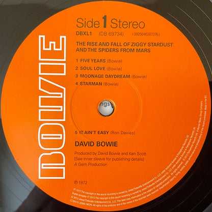 David Bowie : The Rise And Fall Of Ziggy Stardust And The Spiders From Mars (LP,Album,Reissue,Remastered,Stereo)