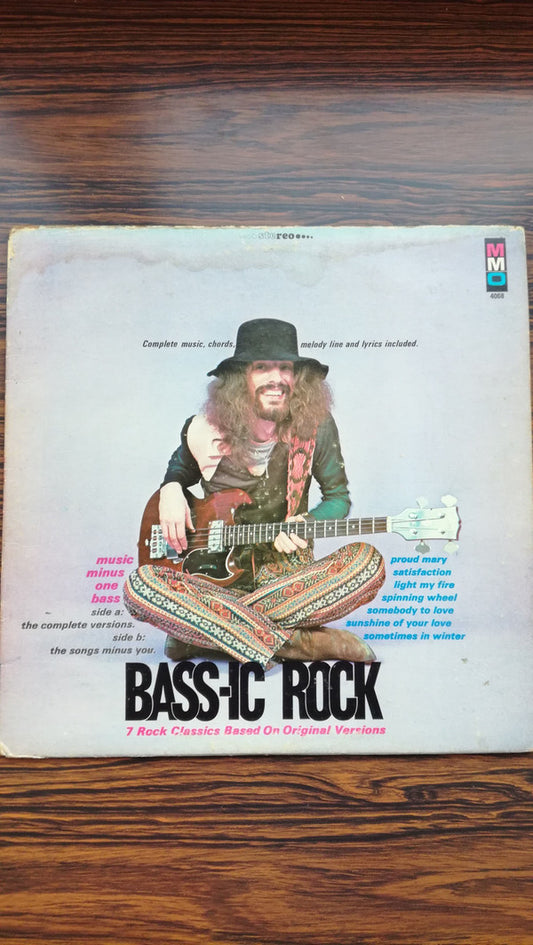 Music Minus One : Bass-ic Rock - Music Minus One Bass (LP, Album)