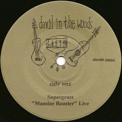 Supergrass / Ikara Colt / Apostle Of Hustle : Devil In The Woods EP (7", EP, Num)