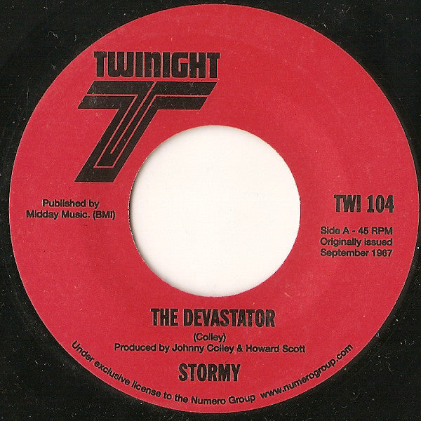 Stormy (3) : The Devastator (7", RE)