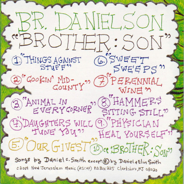 Brother Danielson : Brother Is To Son (CD, Album)