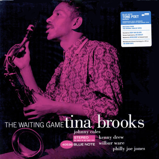 Tina Brooks : The Waiting Game (LP,Album,Reissue,Stereo)