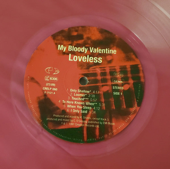 My Bloody Valentine - Loveless (LP, Album, Unofficial, Pin)